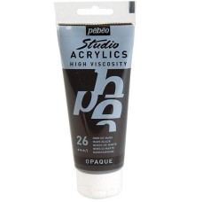Akril boya Pebeo Studio Acrylics Mars Black, 100 ml