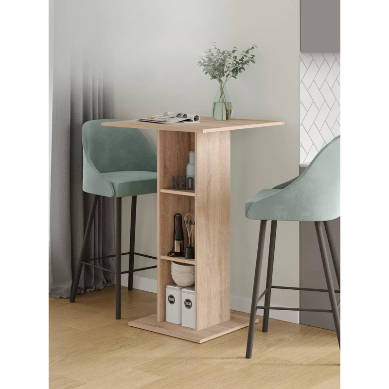 Барная стойка, 70x70x109 см, ЛДСП, вотан