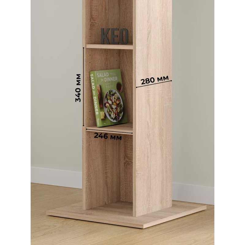 Барная стойка, 70x70x109 см, ЛДСП, вотан