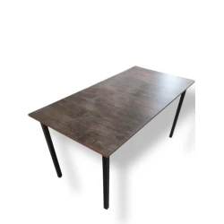 Обеденный стол lck_3, 160x80x75 см, ламинат, коричневый Обеденный стол lck_3, 160x80x75 см, ламинат, коричневый