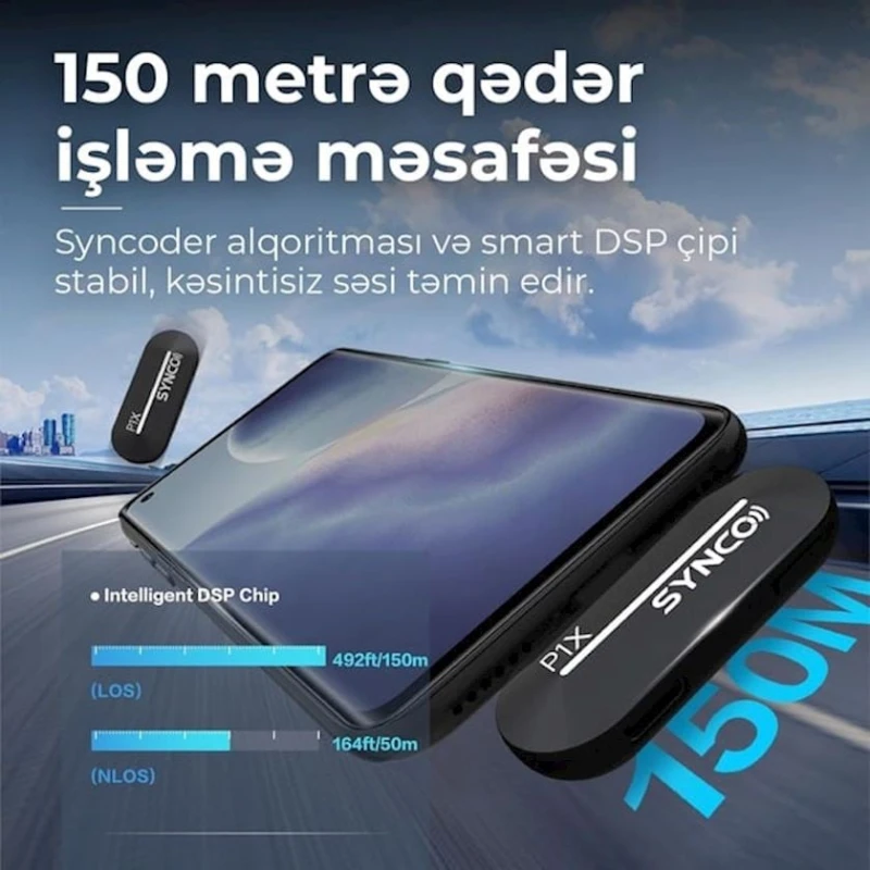 Simsiz mikrofon Synco P2XT USB Type-C Simsiz mikrofon Synco P2XT USB Type-C