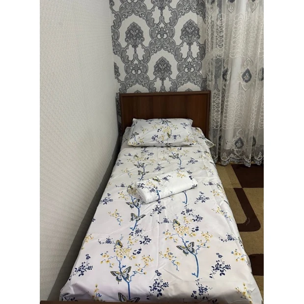 Комплект постельного белья MiraNova CTS-708, пододеяльник 160х220 см, простыня 160х220 см, наволочка 50х70 см, односпальный, разноцветный