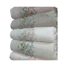 Bədən üçün dəsmal dəsti MiraNova 360, pambıq, rəngbərəng, 70x140 sm, 10 əd