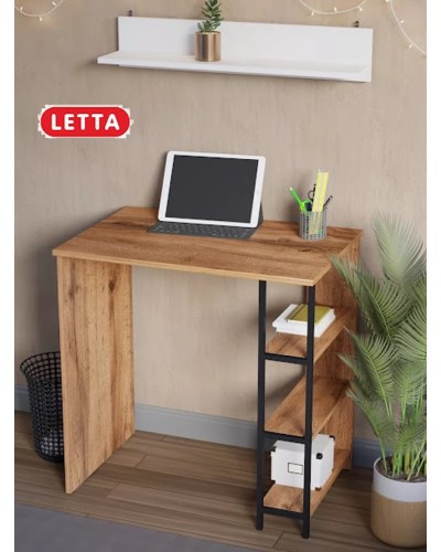 Yazı masası Marina 3563_LetSpringCStolSBVot, LDSP-Loft, 75x50x75 sm, qəhvəyi