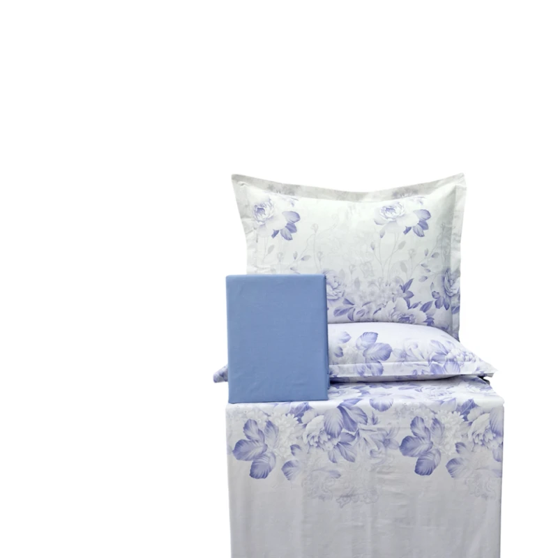 Комплект постельного белья Narlı 000897, пододеяльник 200x220 см, простыня 240x260 см, 2 наволочки 50x70 см, двуспальный, хлопок, разноцветный