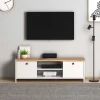 TV üçün tumba Ev Plus 12115859, LDSP, ağ/qəhvəyi, 120x30x40 sm TV üçün tumba Ev Plus 12115859, LDSP, ağ/qəhvəyi, 120x30x40 sm