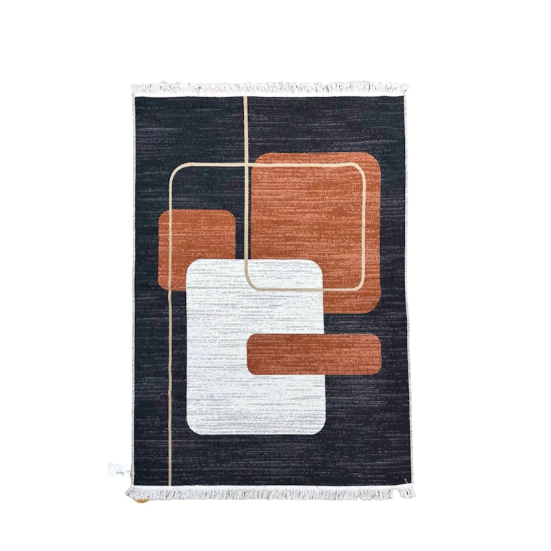 Ковер Natural halı Arya AR36BLACK, 120x180 см, хлопок , разноцветный Ковер Natural halı Arya AR36BLACK, 120x180 см, хлопок , разноцветный