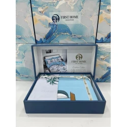 Комплект детского постельного белья First Home SHA-00002581, хлопок, полутораспальный, простыня 160х240 см, пододеяльник 160х220 см, наволочка 50х70 см, 1 шт, разноцветный Комплект детского постельного белья First Home SHA-00002581, хлопок, полутораспальный, простыня 160х240 см, пододеяльник 160х220 см, наволочка 50х70 см, 1 шт, разноцветный