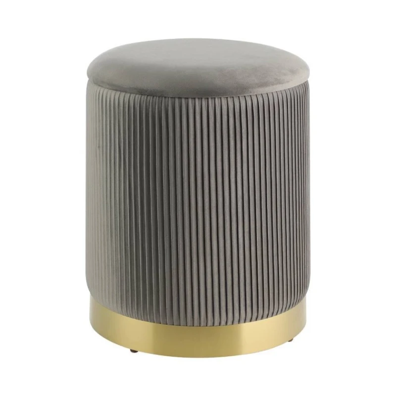 Пуфик 44, ткань, серый, 40x35x35 см Пуфик 44, ткань, серый, 40x35x35 см