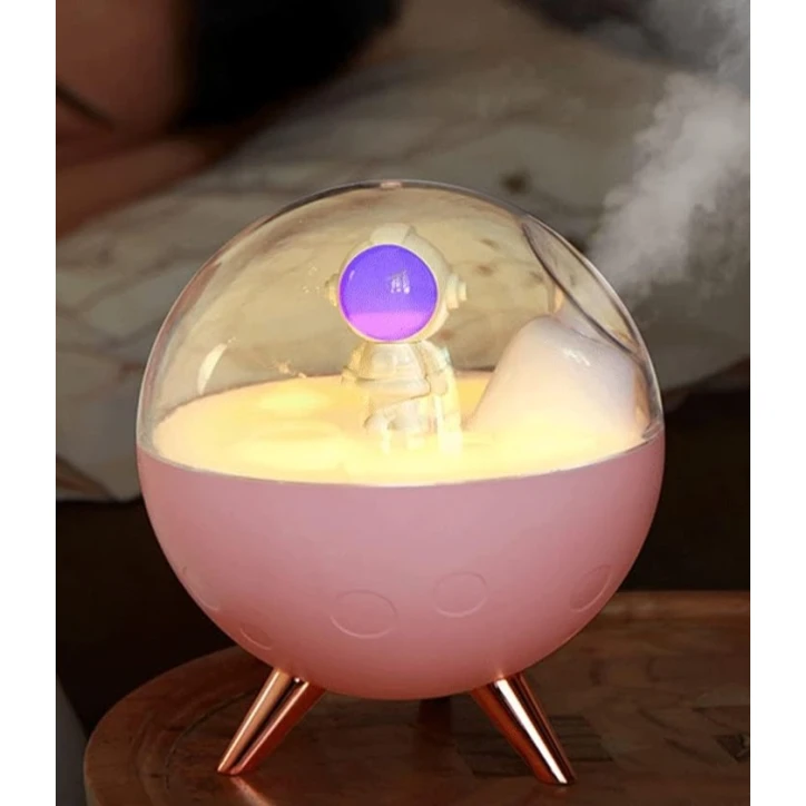 Hava nəmləndiricisi Astronaut Moon Pink