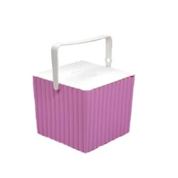 Ящик для хранения Flosoft TM.23704, 12 л, фиолетовый/белый