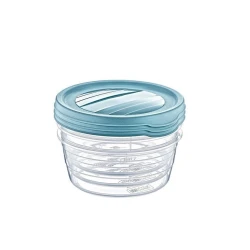 Набор контейнеров для хранения продуктов Hobby Life 021025, 3 шт, 16.7x16.7x11 см, пластик, с крышкой, в ассортименте