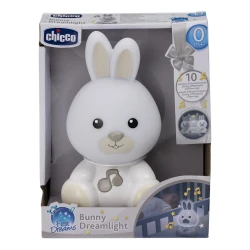Детская лампа Chicco Bunny Dreamlight, белый Детская лампа Chicco Bunny Dreamlight, белый