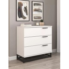 Komod Letta 3563_Letta25LoftKomSideWh, LDSP, 75х33х73 sm