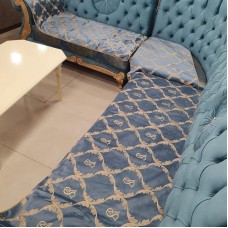 Çexol divan üçün MiraNova LQ-058, nubuk, rəngbərəng