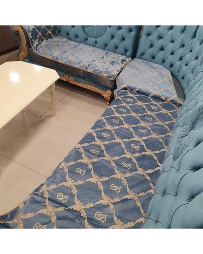 Çexol divan üçün MiraNova LQ-058, nubuk, rəngbərəng