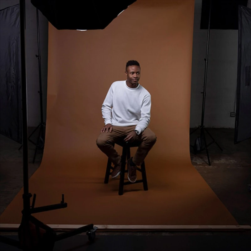 Бумажный фон Yiscaxia QHVY2.75x11, коричневый, 2.75x11 м Бумажный фон Yiscaxia QHVY2.75x11, коричневый, 2.75x11 м