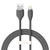 Кабель Baseus Jelly Liquid Silica Gel Fast Charging Data Cable USB to iP 2.4A 1.2 m Black (CAGD000001)