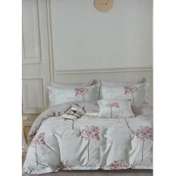 Комплект постельного белья MiraNova SF-817, сатин, евро, разноцветный, пододеяльник 200x230 см, простыня 230х250 см, наволочки 48x74 см/2 шт