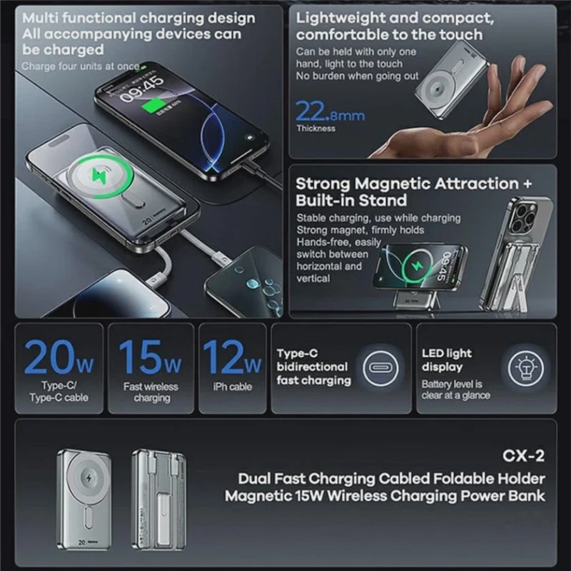 Внешний аккумулятор Remax CX-2 10000 мАч