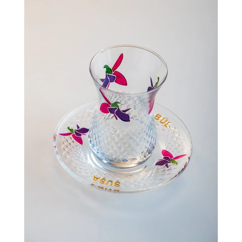 Набор чайный Buta Glass EA00065, 12 предметов, стекло, прозрачный Набор чайный Buta Glass EA00065, 12 предметов, стекло, прозрачный