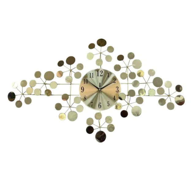 Настенные часы 6240_wallclock6, металл, золотистый, 56x80х82 см