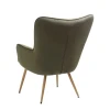 Кресло JYSK Hundested бархатный, оливковый Кресло JYSK Hundested бархатный, оливковый