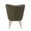 Кресло JYSK Hundested бархатный, оливковый Кресло JYSK Hundested бархатный, оливковый