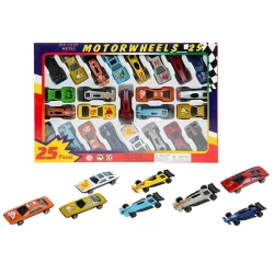 Набор машин, 25 шт, разноцветный