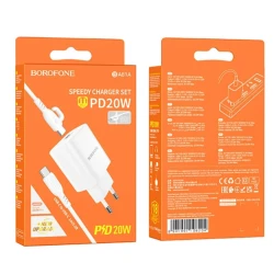Сетевое зарядное устройство Borofone PD20W BA81A Сетевое зарядное устройство Borofone PD20W BA81A