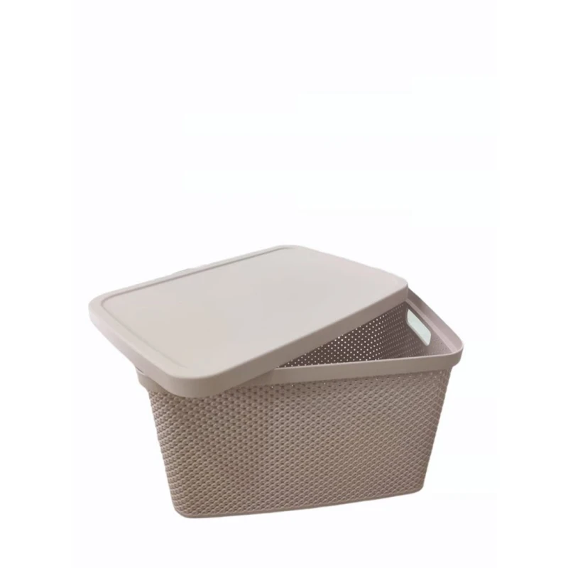 Корзина для белья Hobby Life Elmas Kapaklı Kutu, с крышкой, 19 л, кремовый, пластик, 28х38.5х22 см Корзина для белья Hobby Life Elmas Kapaklı Kutu, с крышкой, 19 л, кремовый, пластик, 28х38.5х22 см