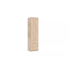 Şkaf Art Mebel 34, laminat, qəhvəyi, 210x40x45 sm