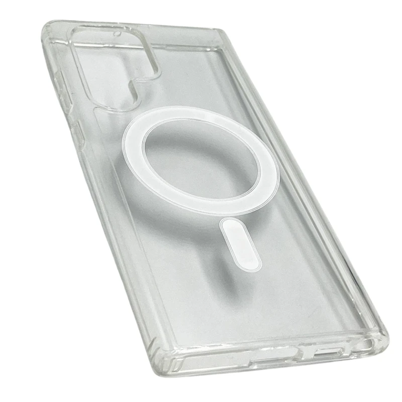 Çexol MagSafe Samsung Galaxy S23 Ultra üçün Transparent