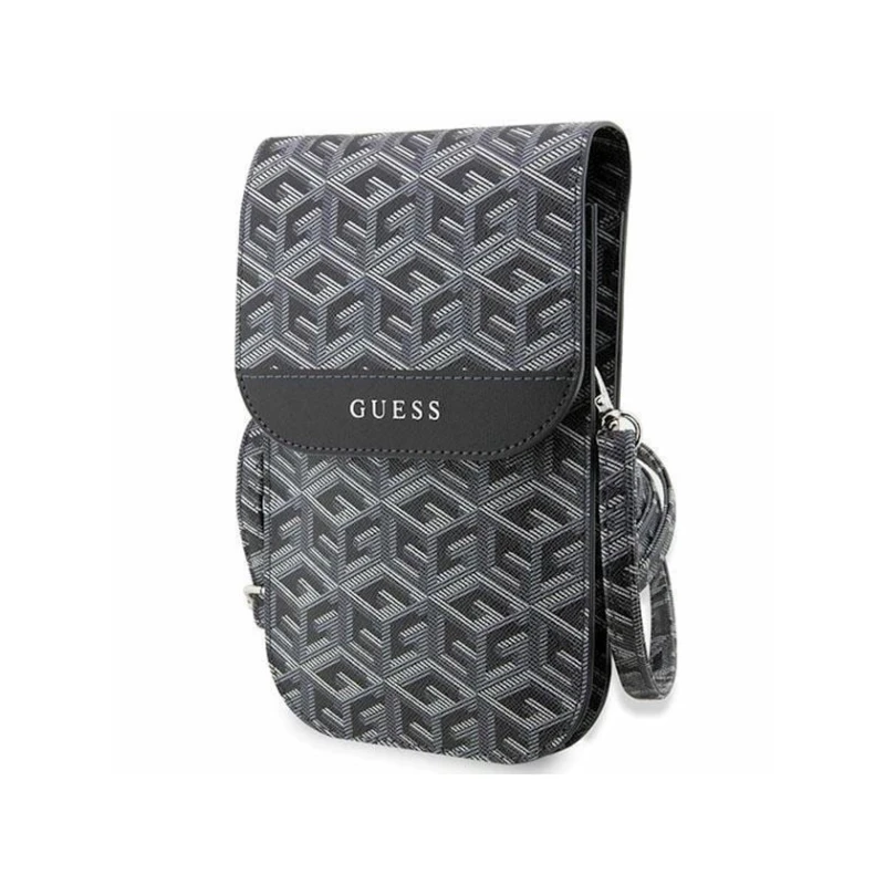Smartfon üçün çanta Guess Handbagm GCube Stripe Black