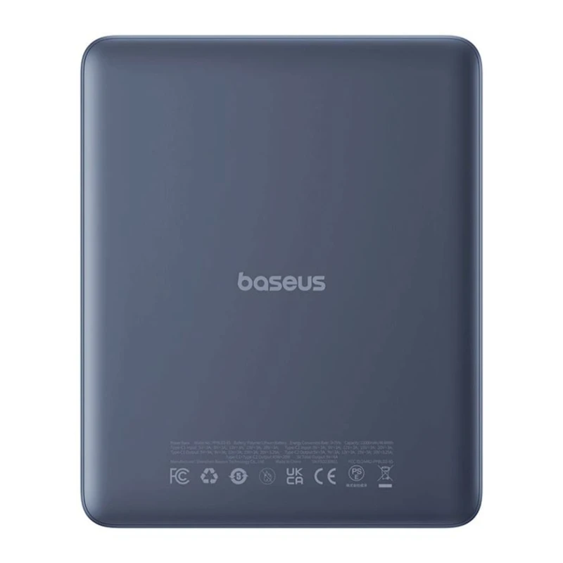 Внешний аккумулятор Baseus Blade 2 12000 mAh Power Bank 65W Blue Внешний аккумулятор Baseus Blade 2 12000 mAh Power Bank 65W Blue