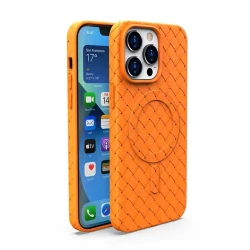 Чехол Fashion Magnetic для Apple iPhone 15 Pro Orange