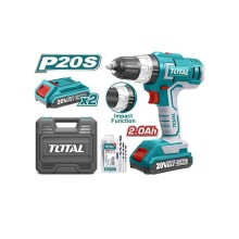 Akkumulyatorlu drel-şurup bağlayan Total Tidli 20031, 20 V/2А/45Нм