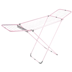 Сушилка для белья Perilla Mega Present, металл, розовая/серая