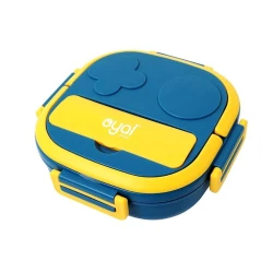 Термо ланч-бокс Oyal Plus i-9595, 550 мл, синий