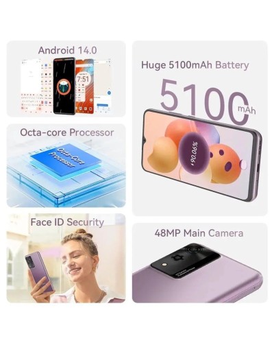 Smartfon Cubot A10 4(+8)GB/128GB Purple
