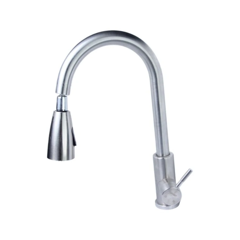 Смеситель для кухонной мойки Acar KR-02, серебристый