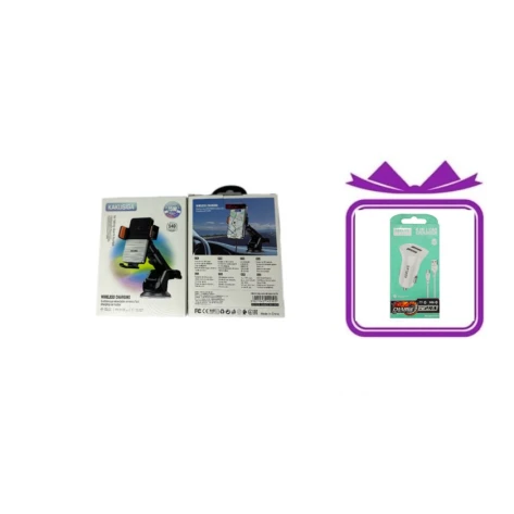 Автомобильный держатель для телефона Kakusiga Wireless KSC1204