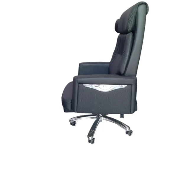 Офисное кресло Bentley A 619, натуральная кожа, черное Офисное кресло Bentley A 619, натуральная кожа, черное