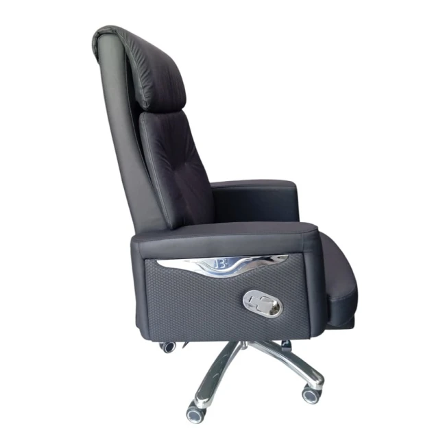 Офисное кресло Bentley A 619, натуральная кожа, черное Офисное кресло Bentley A 619, натуральная кожа, черное