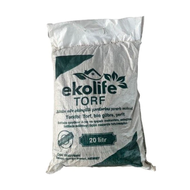 Bitkilər üçün Torf Ekolife 20lt Bitkilər üçün Torf Ekolife 20lt
