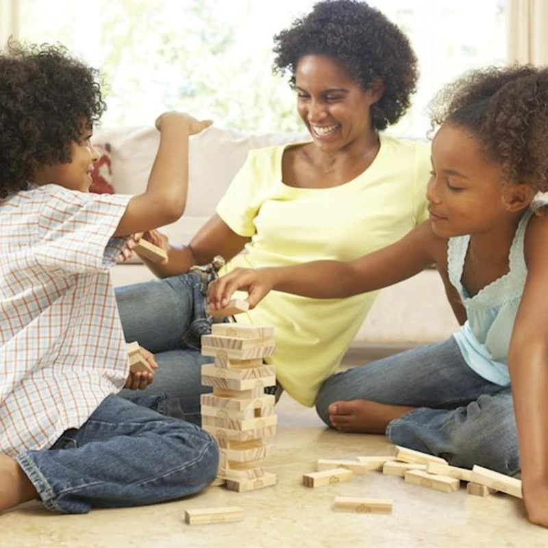 Настольная игра Addo 313-10119-B Wooden Topple Tower, 6+ лет