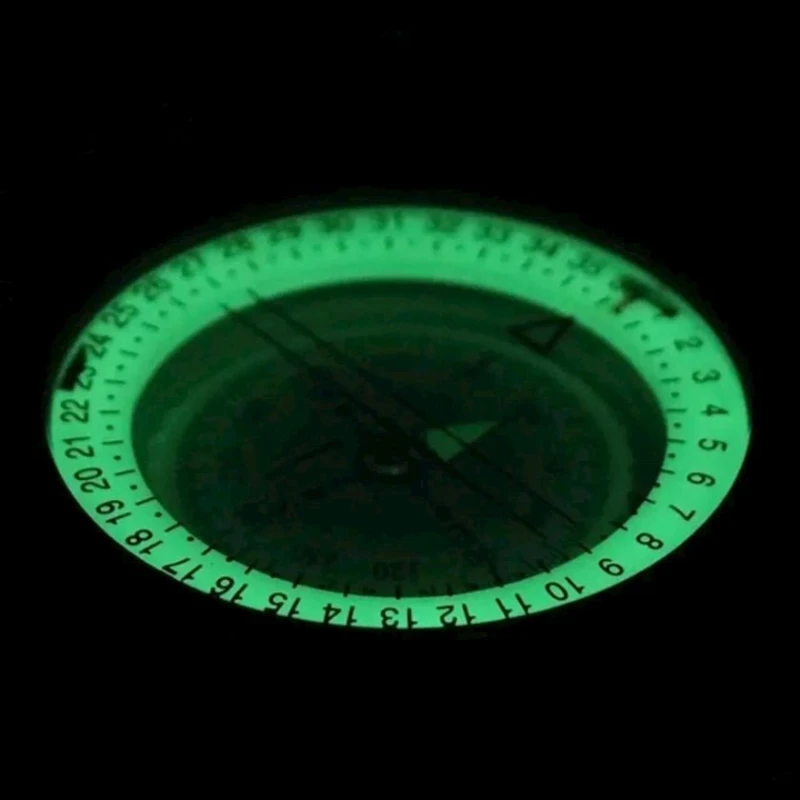 Professional kompas F35-ag-069, 6x6 sm, metal/plastik, yaşıl