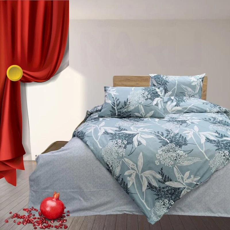 Комплект постельного белья Narlı 001103, пододеяльник 200x220 см, простыня 220x240 см, наволочка 50х70 см (2 шт), двуспальный, разноцветный Комплект постельного белья Narlı 001103, пододеяльник 200x220 см, простыня 220x240 см, наволочка 50х70 см (2 шт), двуспальный, разноцветный