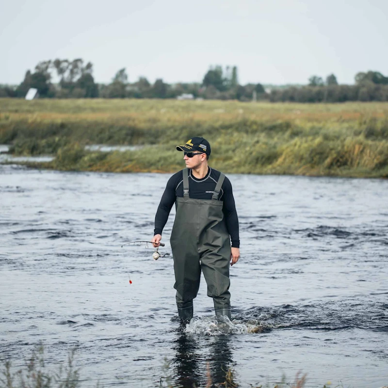 Полукомбинезон с резиновыми сапогами мужской Safe 79239226, хаки, пвх, размер L