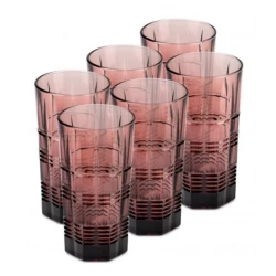 Набор стаканов Luminarc Dallas Lilac P9277, стекло, 380 мл, 6 шт Набор стаканов Luminarc Dallas Lilac P9277, стекло, 380 мл, 6 шт